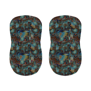 Mosaic Patchwork Pattern Print Bar Stool Covers