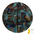 Mosaic Patchwork Pattern Print Basketball