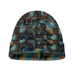 Mosaic Patchwork Pattern Print Beanie