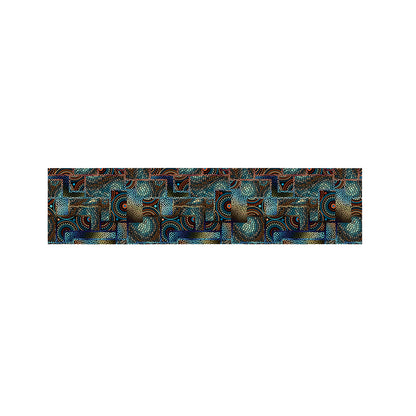 Mosaic Patchwork Pattern Print Bed Runner