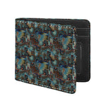 Mosaic Patchwork Pattern Print Bifold Wallet
