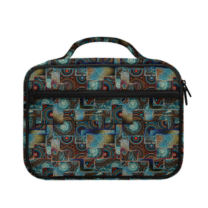 Mosaic Patchwork Pattern Print Briefcase Bible Bag