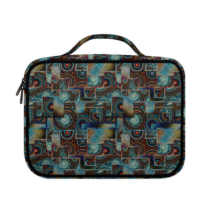 Mosaic Patchwork Pattern Print Briefcase Bible Bag