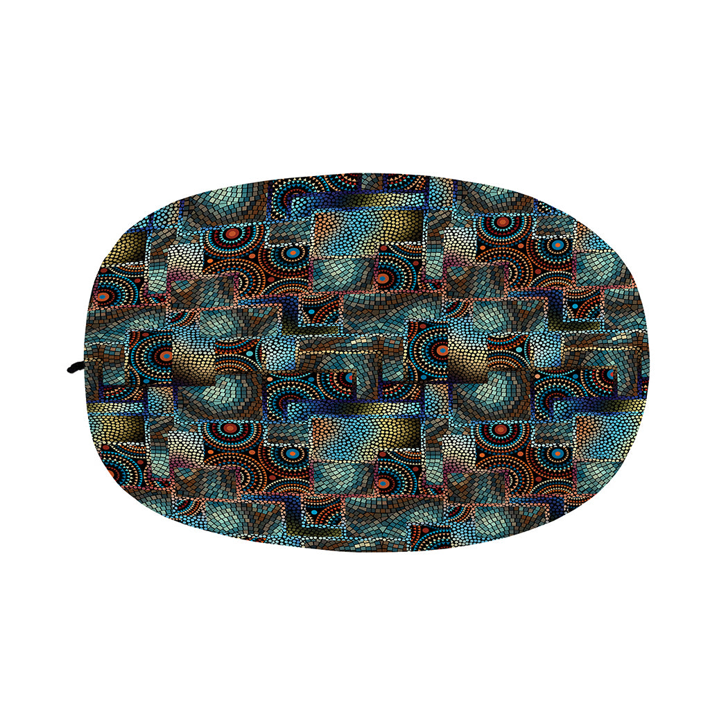 Mosaic Patchwork Pattern Print Car Side Mirror Covers