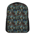 Mosaic Patchwork Pattern Print Casual Backpack