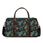Mosaic Patchwork Pattern Print Duffle Bag