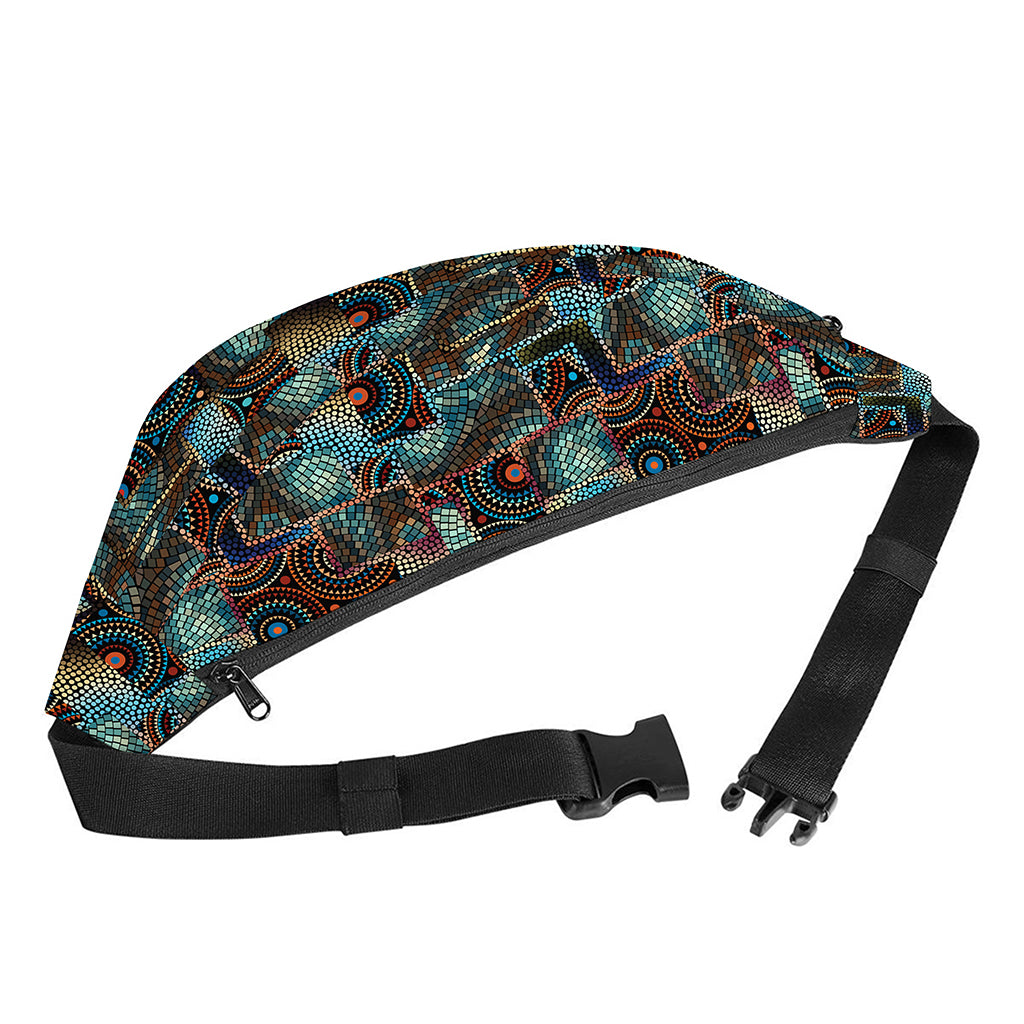 Mosaic Patchwork Pattern Print Fanny Pack