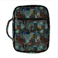 Mosaic Patchwork Pattern Print Front Pocket Bible Bag