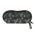 Mosaic Patchwork Pattern Print Glasses Case