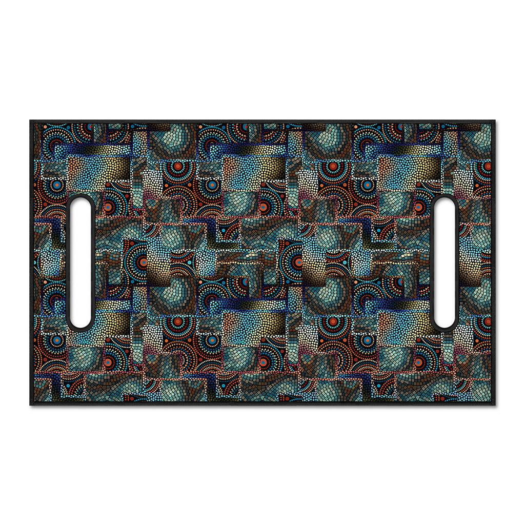 Mosaic Patchwork Pattern Print Golf Cart Seat Cover