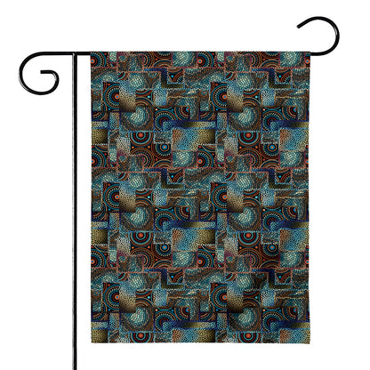 Mosaic Patchwork Pattern Print House Flag