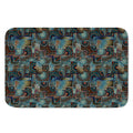 Mosaic Patchwork Pattern Print Indoor Door Mat