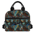 Mosaic Patchwork Pattern Print Insulated Lunch Bag