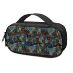 Mosaic Patchwork Pattern Print Insulin Cooler Travel Case