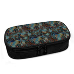 Mosaic Patchwork Pattern Print Insulin Cooler Travel Case