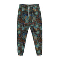 Mosaic Patchwork Pattern Print Jogger Pants