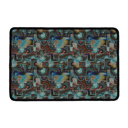 Mosaic Patchwork Pattern Print Kitchen Mat
