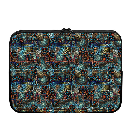 Mosaic Patchwork Pattern Print Laptop Sleeve