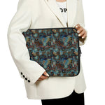 Mosaic Patchwork Pattern Print Laptop Sleeve