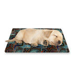 Mosaic Patchwork Pattern Print Pet Cooling Mat Cover