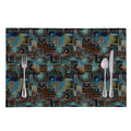 Mosaic Patchwork Pattern Print Placemat