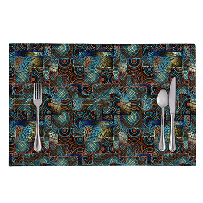 Mosaic Patchwork Pattern Print Placemat