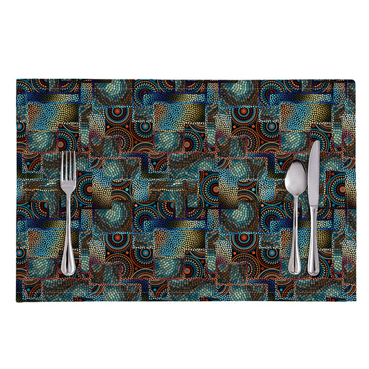 Mosaic Patchwork Pattern Print Placemat