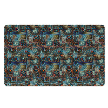 Mosaic Patchwork Pattern Print Polyester Doormat