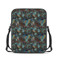 Mosaic Patchwork Pattern Print Rectangular Crossbody Bag