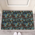 Mosaic Patchwork Pattern Print Rubber Doormat