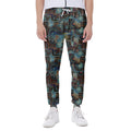 Mosaic Patchwork Pattern Print Joggers