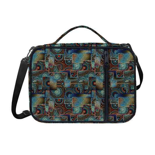 Mosaic Patchwork Pattern Print Shoulder Strap Bible Bag