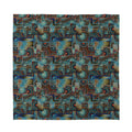 Mosaic Patchwork Pattern Print Silk Bandana