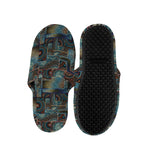 Mosaic Patchwork Pattern Print Slippers