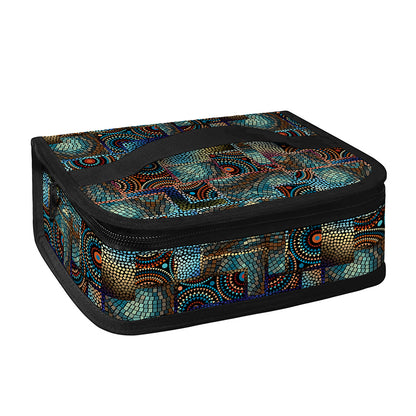 Mosaic Patchwork Pattern Print Small Lunch Bag