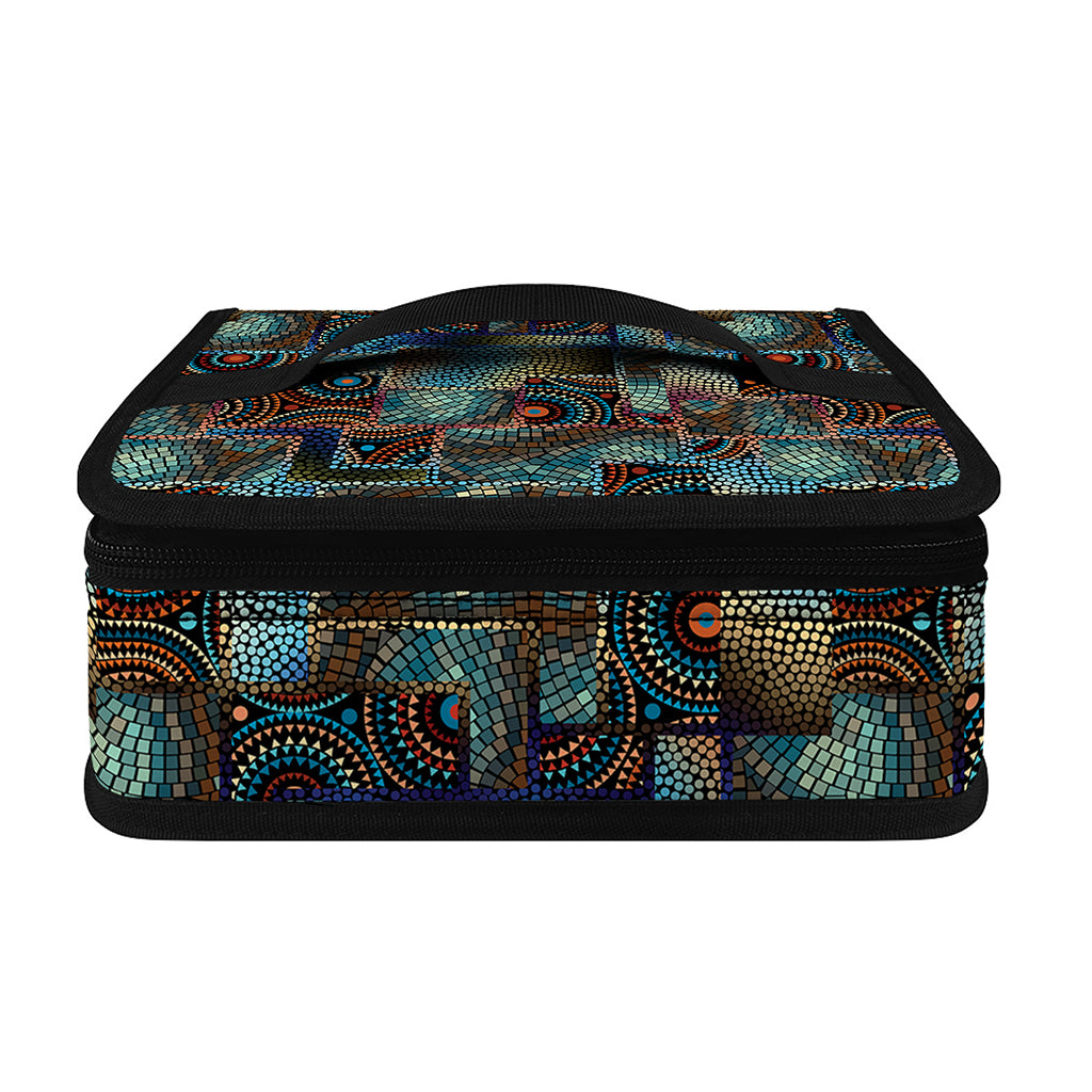 Mosaic Patchwork Pattern Print Small Lunch Bag