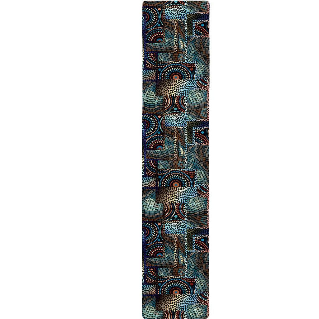 Mosaic Patchwork Pattern Print Table Runner