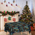 Mosaic Patchwork Pattern Print Tablecloth