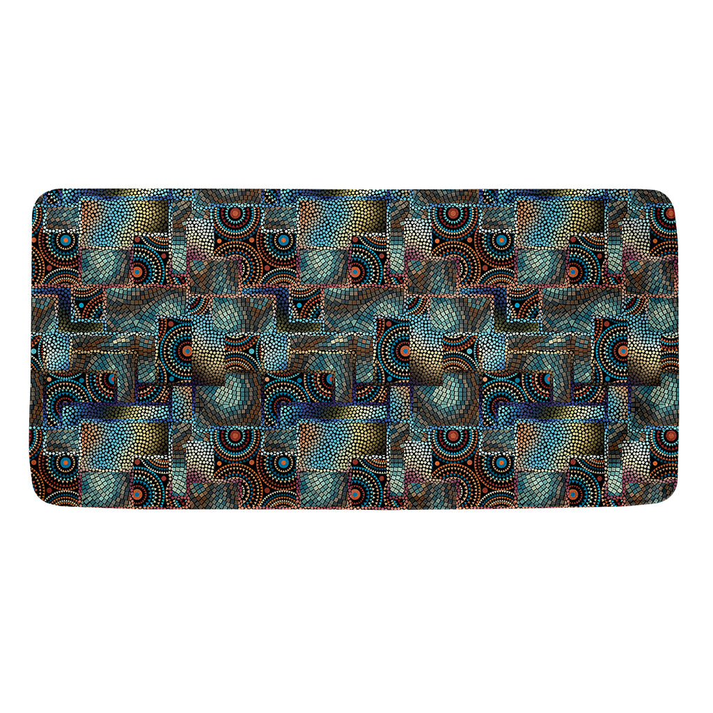 Mosaic Patchwork Pattern Print Towel