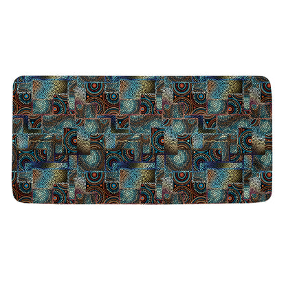 Mosaic Patchwork Pattern Print Towel