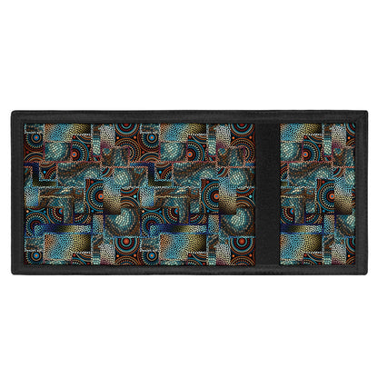 Mosaic Patchwork Pattern Print Trifold Wallet