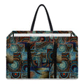 Mosaic Patchwork Pattern Print Utility Tote Bag