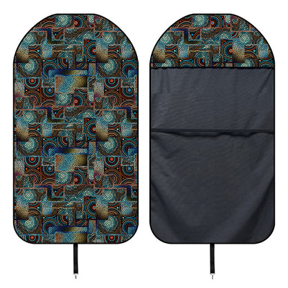 Mosaic Patchwork Pattern Print Waterproof Car Seat Cover