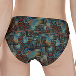 Mosaic Patchwork Pattern Print Women's Panties