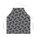 Motorcycle And Angel Pattern Print Adjustable Apron