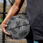 Motorcycle And Angel Pattern Print Basketball