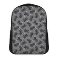 Motorcycle And Angel Pattern Print Casual Backpack