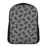 Motorcycle And Angel Pattern Print Casual Backpack