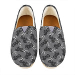 Motorcycle And Angel Pattern Print Casual Shoes