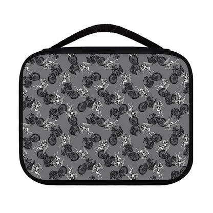Motorcycle And Angel Pattern Print Classic Bible Case